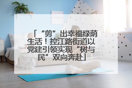 “剪”出幸福绿荫生活！控江路街道以党建引领实现“树与民”双向奔赴