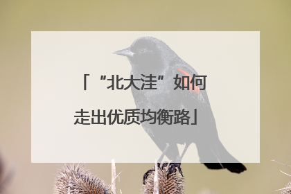 “北大洼”如何走出优质均衡路