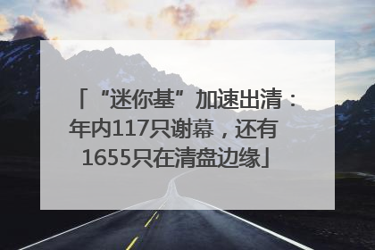 “迷你基”加速出清：年内117只谢幕，还有1655只在清盘边缘