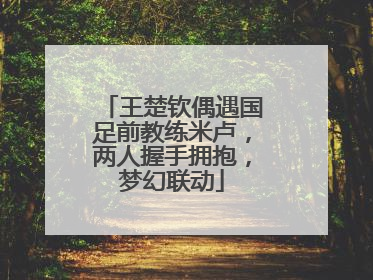 王楚钦偶遇国足前教练米卢，两人握手拥抱，梦幻联动