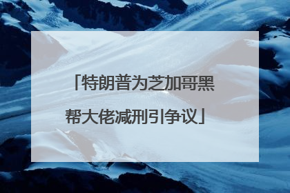 特朗普为芝加哥黑帮大佬减刑引争议