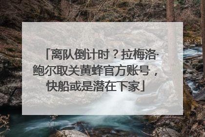离队倒计时？拉梅洛·鲍尔取关黄蜂官方账号，快船或是潜在下家