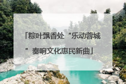 粽叶飘香处“乐动蓉城”奏响文化惠民新曲