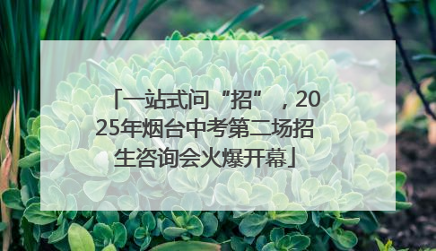 一站式问“招”，2025年烟台中考第二场招生咨询会火爆开幕