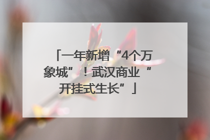 一年新增“4个万象城”！武汉商业“开挂式生长”