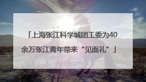 上海张江科学城团工委为40余万张江青年带来“见面礼”
