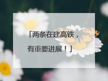 两条在建高铁，有重要进展！