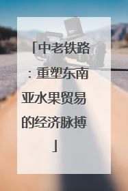 中老铁路：重塑东南亚水果贸易的经济脉搏