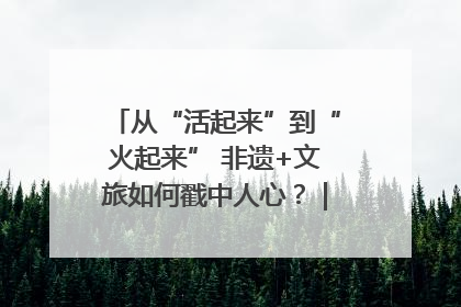 从“活起来”到“火起来” 非遗+文旅如何戳中人心？｜文旅融合看四川