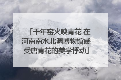 千年窑火映青花 在河南南水北调博物馆感受唐青花的美学悸动