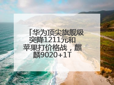 华为顶尖旗舰级突降1211元和苹果打价格战，麒麟9020+1TB+卫星通信！