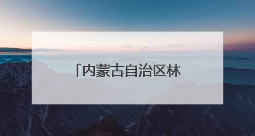 内蒙古自治区林业和草原局党组书记、局长：牢记嘱托，奋力打好“三北”工程攻坚战
