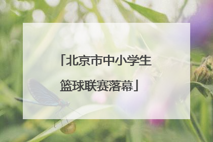 北京市中小学生篮球联赛落幕