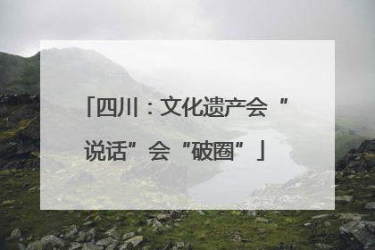 四川：文化遗产会“说话”会“破圈”