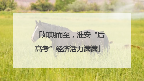 如期而至，淮安“后高考”经济活力满满