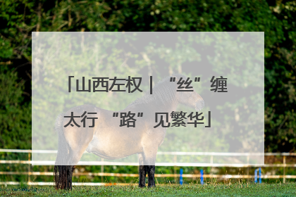 山西左权｜“丝”缠太行 “路”见繁华