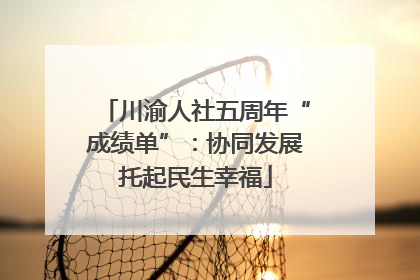 川渝人社五周年“成绩单”：协同发展托起民生幸福