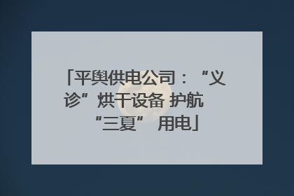 平舆供电公司：“义诊”烘干设备 护航 “三夏” 用电