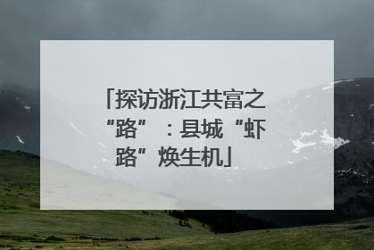 探访浙江共富之“路”：县城“虾路”焕生机