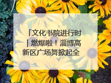 文化书院进行时｜燃爆啦！淄博高新区广场舞掀起全民健身新热潮