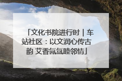 文化书院进行时｜车站社区：以文润心传古韵 艾香氤氲睦邻情