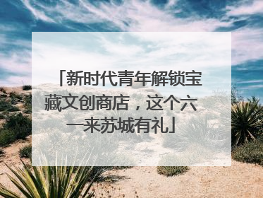新时代青年解锁宝藏文创商店，这个六一来苏城有礼