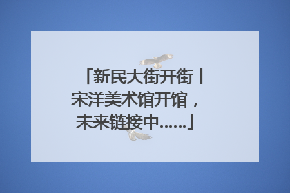 新民大街开街丨宋洋美术馆开馆，未来链接中……