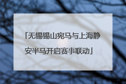 无锡锡山宛马与上海静安半马开启赛事联动