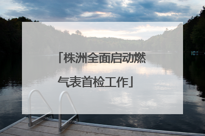 株洲全面启动燃气表首检工作