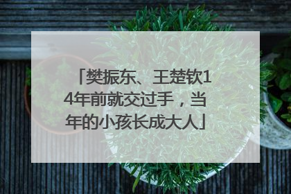 樊振东、王楚钦14年前就交过手，当年的小孩长成大人