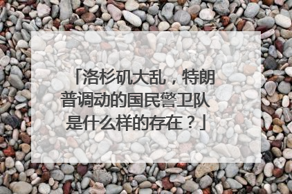 洛杉矶大乱，特朗普调动的国民警卫队是什么样的存在？