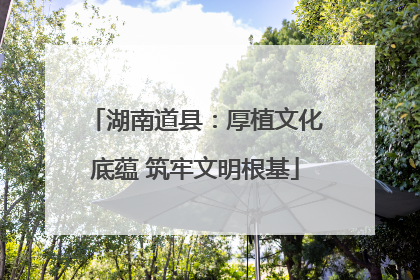 湖南道县：厚植文化底蕴 筑牢文明根基
