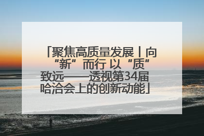 聚焦高质量发展丨向“新”而行 以“质”致远——透视第34届哈洽会上的创新动能