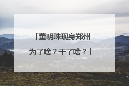 董明珠现身郑州 为了啥？干了啥？