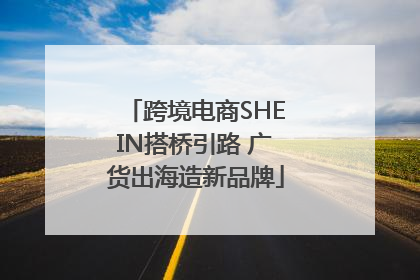 跨境电商SHEIN搭桥引路 广货出海造新品牌
