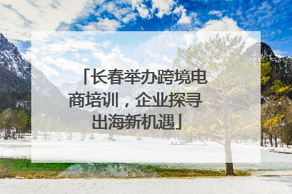 长春举办跨境电商培训，企业探寻出海新机遇