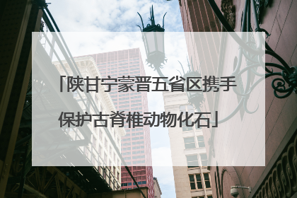 陕甘宁蒙晋五省区携手保护古脊椎动物化石