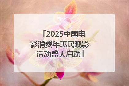 2025中国电影消费年惠民观影活动盛大启动