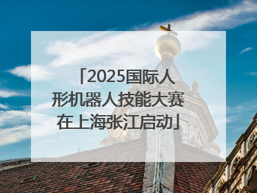 2025国际人形机器人技能大赛在上海张江启动