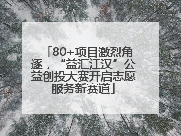 80+项目激烈角逐，“益汇江汉”公益创投大赛开启志愿服务新赛道