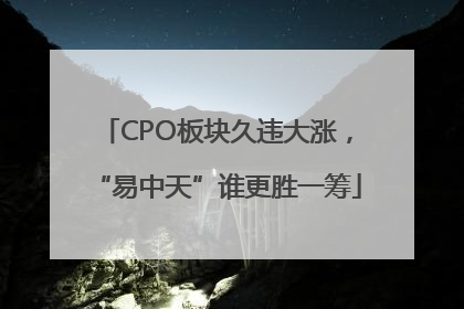 CPO板块久违大涨，“易中天”谁更胜一筹