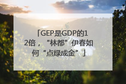GEP是GDP的12倍，“林都”伊春如何“点绿成金”