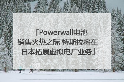 Powerwall电池销售火热之际 特斯拉将在日本拓展虚拟电厂业务
